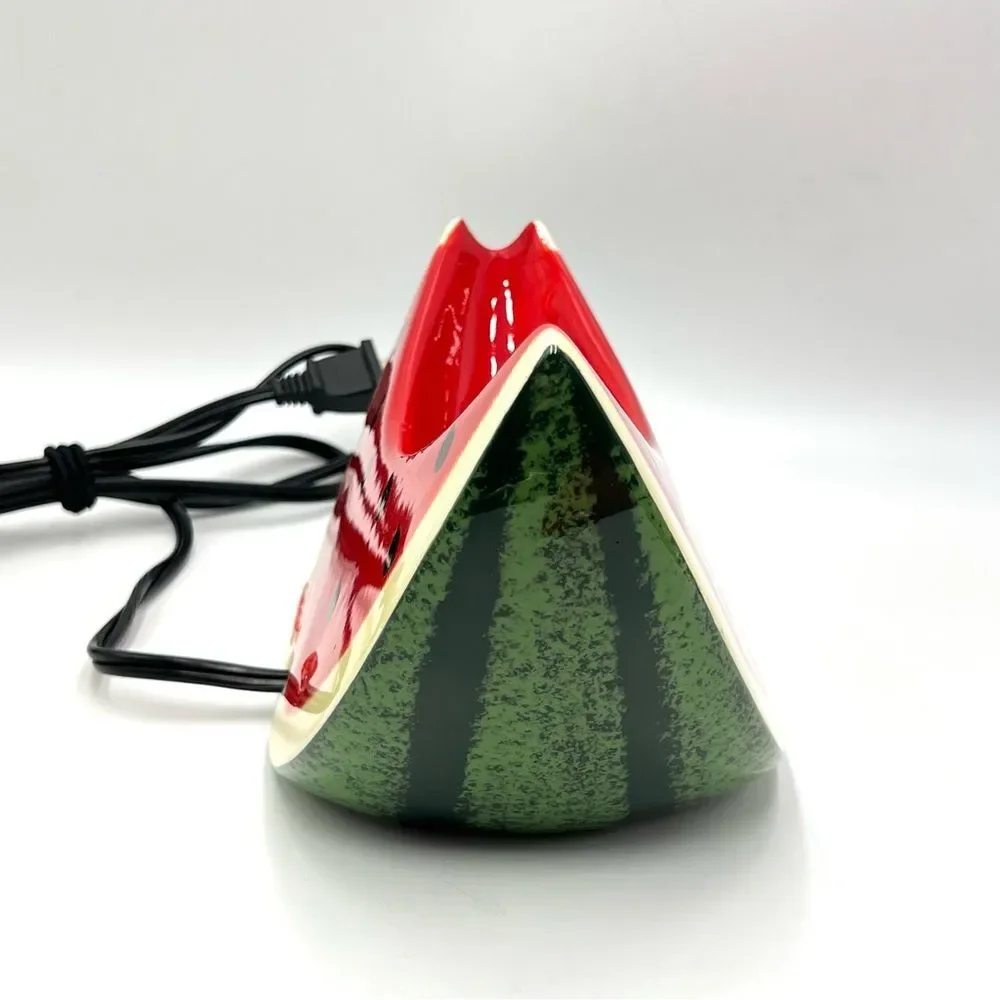 Retired Scentsy‎ Wax Warmer Electric Watermelon Slice Full Size Clean Summer